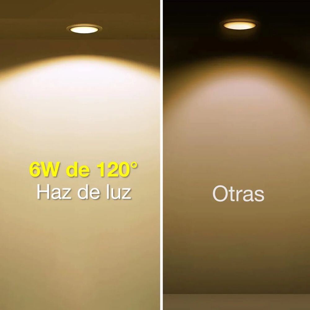 Pack 10 Ampolleta Led Gu10 Drl 6w 390lm C&aacute;lida/blanca Sec image number 4.0